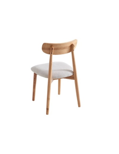 SILLA COMEDOR SHIA BEIGE / NATURAL