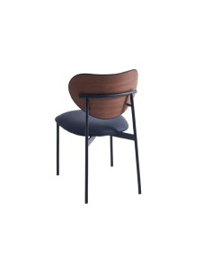 SILLA COMEDOR EVA SIMIL PIEL NEGRO