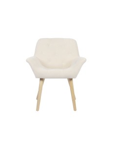 SILLA COMEDOR NATURE MICROFIBRA CREMA 2