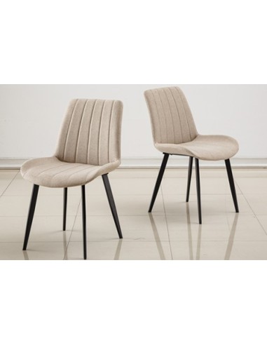 SILLA COMEDOR SOPHIE TEJIDO BEIGE
