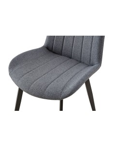SILLA COMEDOR SOPHIE TEJIDO GRIS 2