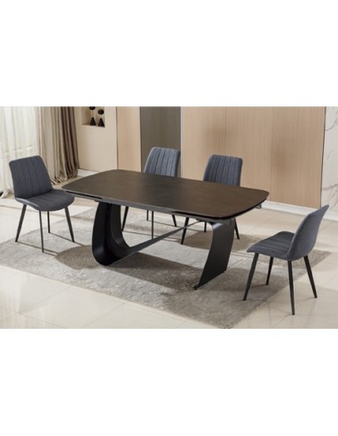 SILLA COMEDOR SOPHIE TEJIDO GRIS