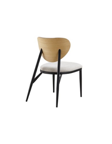 SILLA COMEDOR MOON TEJIDO BEIGE
