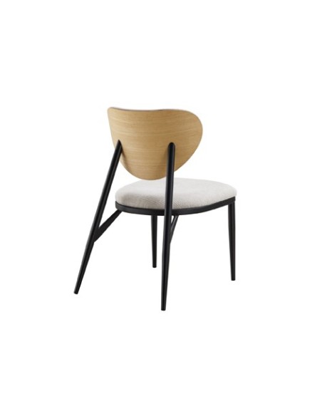 SILLA COMEDOR MOON TEJIDO BEIGE