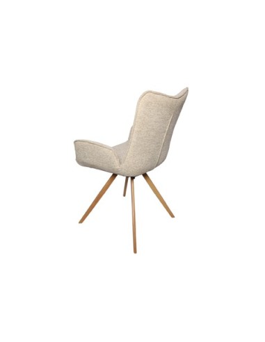 SILLA COMEDOR MIREIA TEJIDO BEIGE