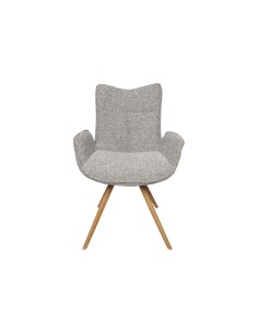 SILLA COMEDOR MIREIA TEJIDO GRIS 2