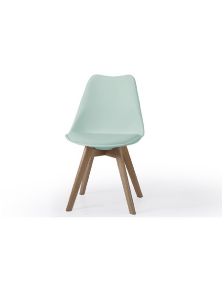 SILLA COMEDOR MODELO BISTRO VERDE AGUA