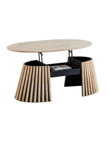 MESA CENTRO ELEVABLE GROVE 120 X 60 CM NORDISH