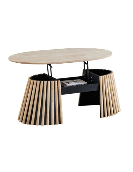 MESA CENTRO ELEVABLE GROVE 120 X 60 CM NORDISH