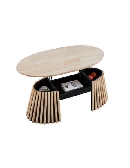 MESA CENTRO ELEVABLE GROVE 120 X 60 CM NORDISH