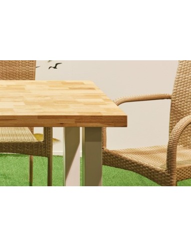 MESA EXTERIOR / TERRAZA LOFT OUTDOOR 160 x 90 CM NORDISH / BLANCO