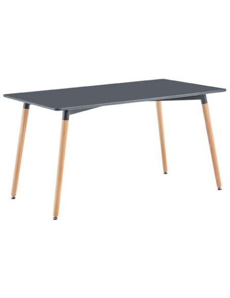 MESA COMEDOR FIJA NORDIKA 140 x 80 CM GRIS / HAYA