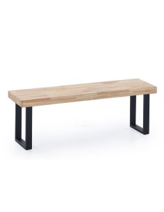 BANCO ASIENTO LOFT ROBLE NORDISH  / NEGRO