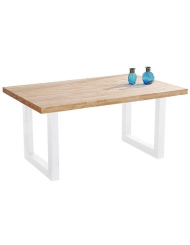 MESA COMEDOR FIJA LOFT  160 x 100 CM  ROBLE NORDISH / BLANCO