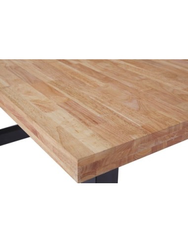 MESA COMEDOR FIJA LOFT 160 x 100 CM  ROBLE NORDISH / NEGRO