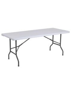 MESA PLEGABLE EVENTOS 183 x 70 CM BLANCO