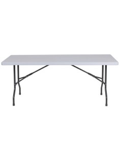 MESA PLEGABLE EVENTOS 183 x 70 CM BLANCO 2