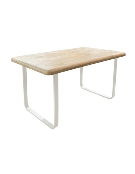MESA COMEDOR FIJA SMOOTH 140 x 80 CM NORDISH / BLANCO