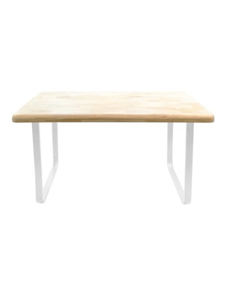 MESA COMEDOR FIJA SMOOTH 140 x 80 CM NORDISH / BLANCO