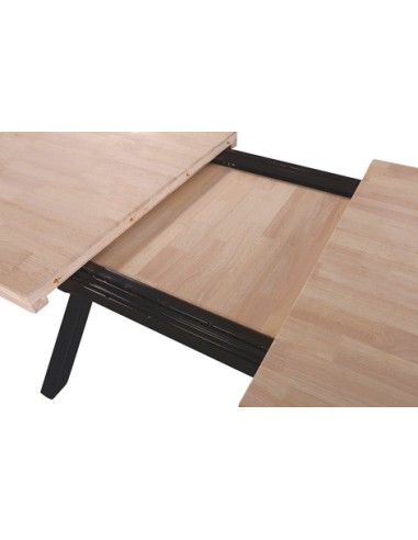 MESA COMEDOR EXTENSIBLE X-LOFT 140 - 180 - 220 x 90 CM  ROBLE NORDISH / NEGRO