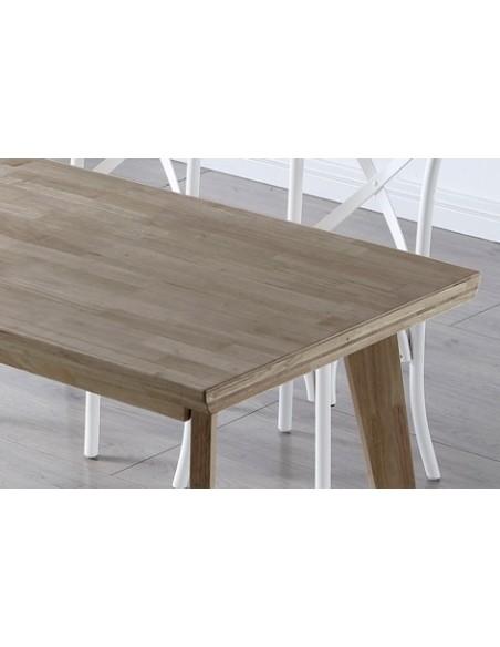 MESA COMEDOR FIJA GENOVA 150 x 90 CM  MADERA ROBLE HONEY