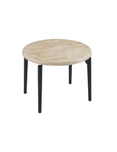 MESA COMEDOR REDONDA EXTENSIBLE 100 - 140 - 180 CM MOON NORDISH / NEGRO