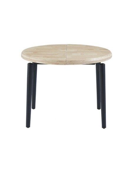 MESA COMEDOR REDONDA EXTENSIBLE 100 - 140 - 180 CM MOON NORDISH / NEGRO