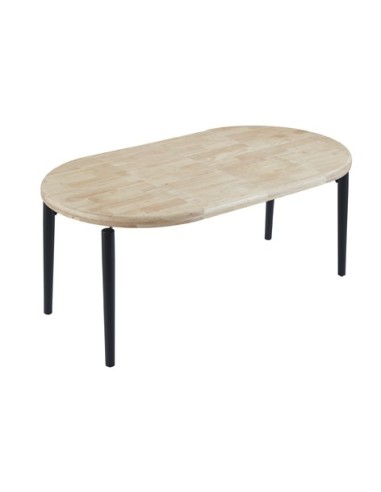 MESA COMEDOR REDONDA EXTENSIBLE 100 - 140 - 180 CM MOON NORDISH / NEGRO