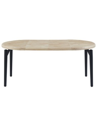 MESA COMEDOR REDONDA EXTENSIBLE 100 - 140 - 180 CM MOON NORDISH / NEGRO