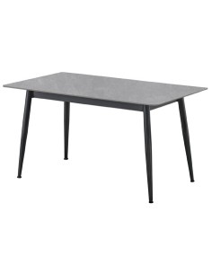 MESA COMEDOR FIJA BERNA 140 x 80 CM CERAMIC GREES GRIS
