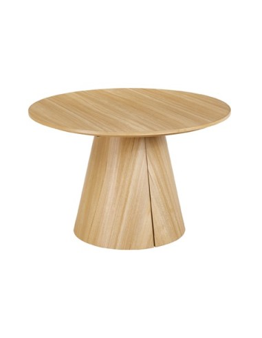 MESA COMEDOR REDONDA EXTENSIBLE DAMIANO 120 - 160 - 200 x 120 CM OAK