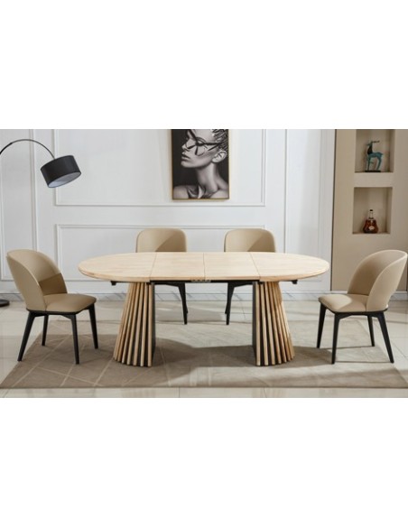 MESA COMEDOR EXTENSIBLE GROVE 100 - 140 - 180 CM NORDISH