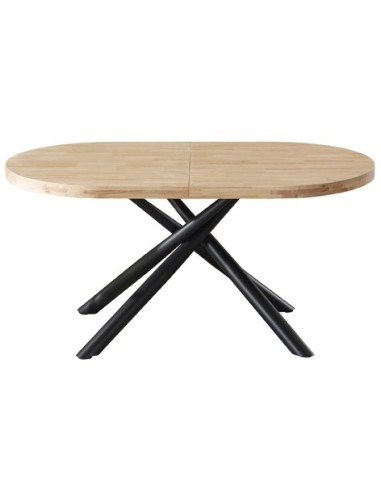 MESA COMEDOR EXTENSIBLE SENDA 160 - 200 -240 CM NORDISH / NEGRO