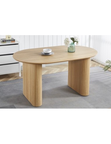 MESA COMEDOR OVAL EXTENSIBLE 150 - 190 - 230 CM PIETRA OAK