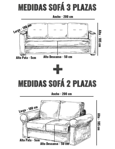 Sofá 3 + 2 Plazas Krell