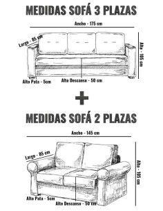 Sofá 3 + 2 Plazas Indian 2
