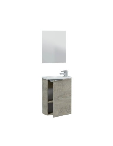 MINI Mueble  40 1p + espejo + LAVABO R. ALASKA