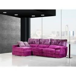 Sofa cheslong moderno...