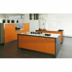 Cocina Moderna Color Naranja