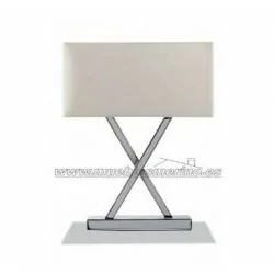 Lámpara sobre mesa moderna