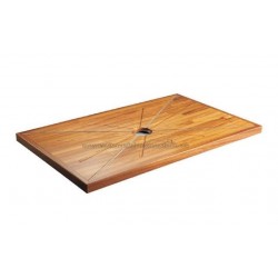 Plato de ducha diseño madera