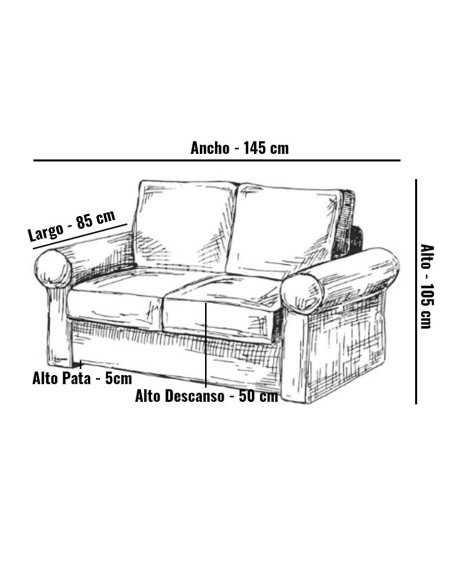 Sofá 2 y 3 Plazas Indian