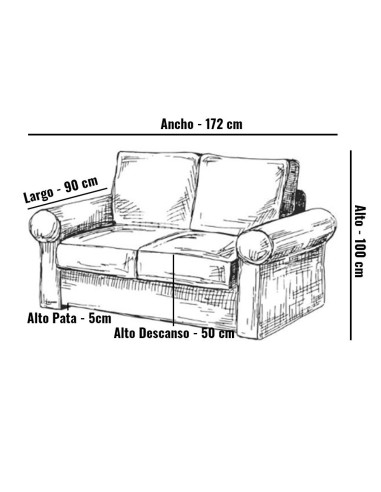 Sofá 2 y 3 Plazas Portugos