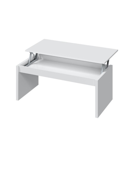 ATTUALE Mesa centro elevable BLANCO BRILLO