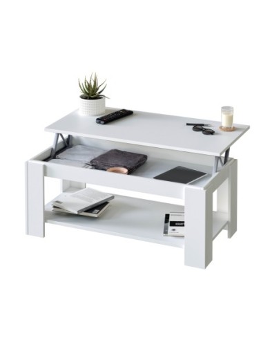 FLOW Mesa centro elevable BLANCO ARTIK