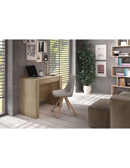 FUNZIONALE CONSOLA comedor 90x50-237 EXTENSIBLE ROBLE CANADIAN