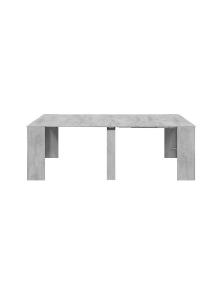 FUNZIONALE CONSOLA comedor 90x50-237 EXTENSIBLE CEMENTO