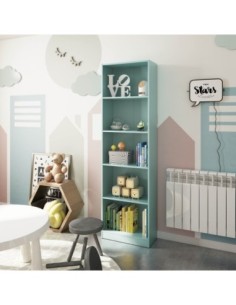 KIDS Estantería VERDE ACQUA 2