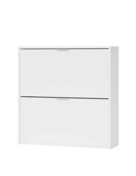 MAELYS Zapatero 2 puertas 75 (16 pares) BLANCO