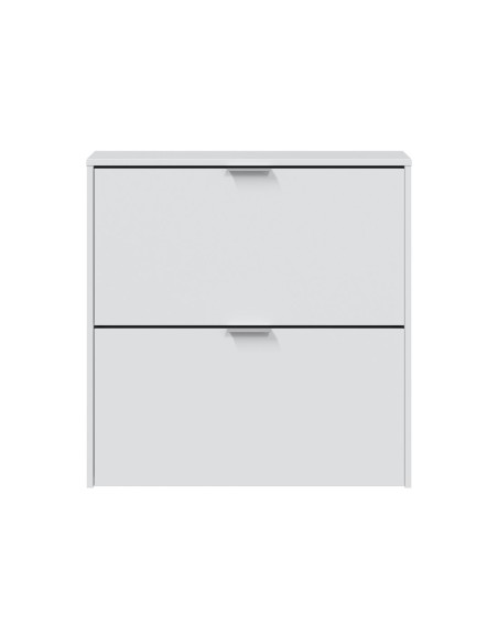 MAELYS Zapatero 2 puertas 75 (16 pares) BLANCO